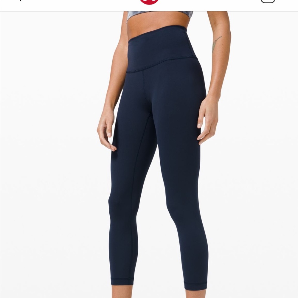 Lululemon Wunder Train 21 inch Cropped